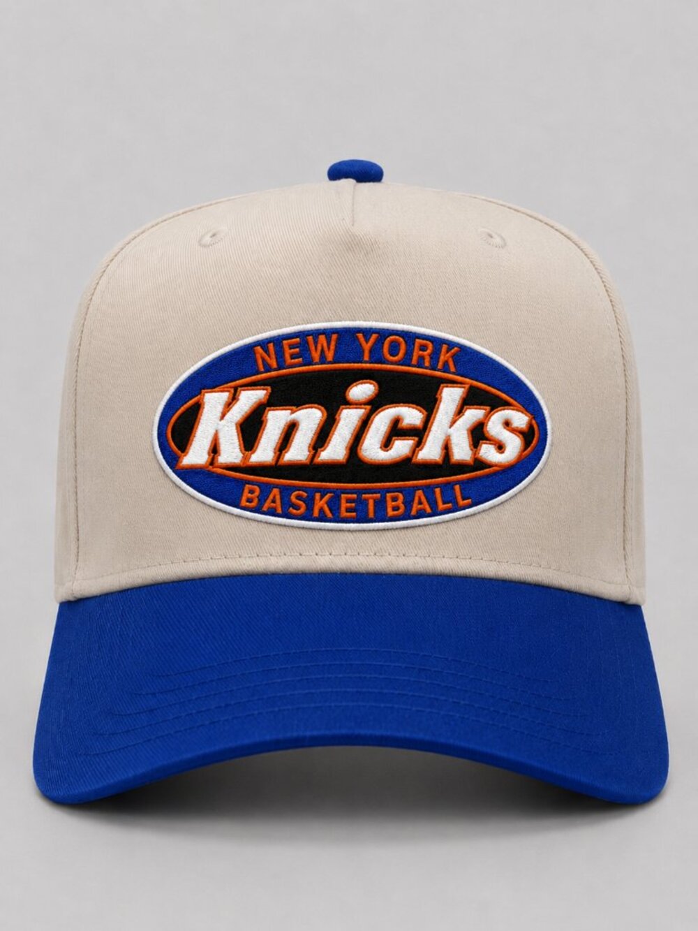 New York Knicks Black & Blue Snapback Hat